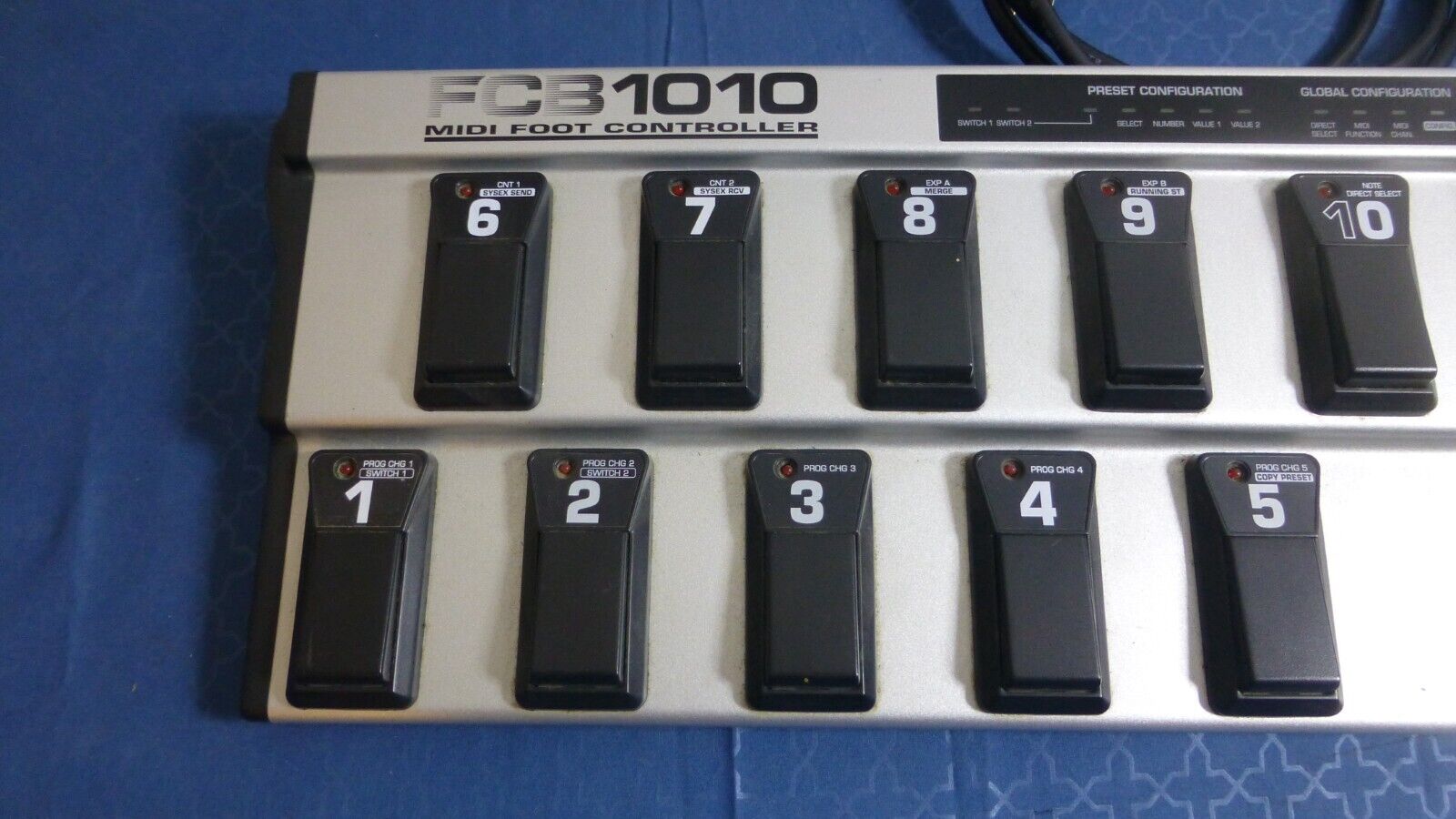 Behringer FCB1010 MIDI Foot Controller with 2 Expression Pedals  MIDI Function - Fresh Stock Dated February 2026