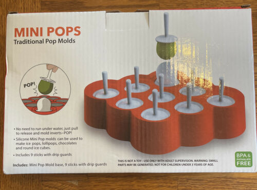 Mini Pops Molds Popsicle Maker - Fresh Stock Dated December 2025