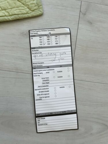 NWT Pottery Barn Kids Whitney Quilted sham green floral - Fresh Stock Dated December 2025