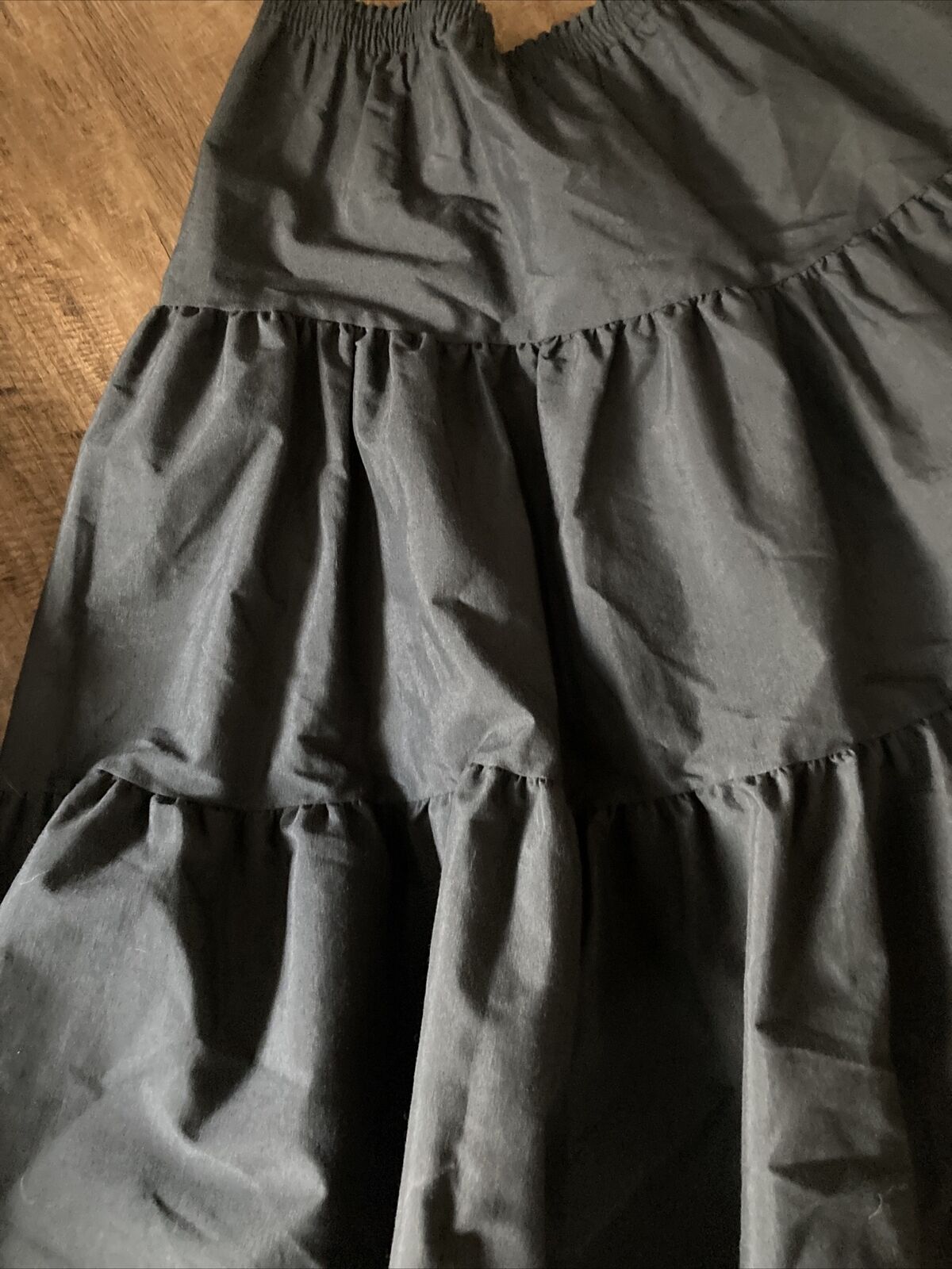 Vintage Women’s Cotton Ruffled Square Dance Style Skirt - Fresh Stock Dated March 2026