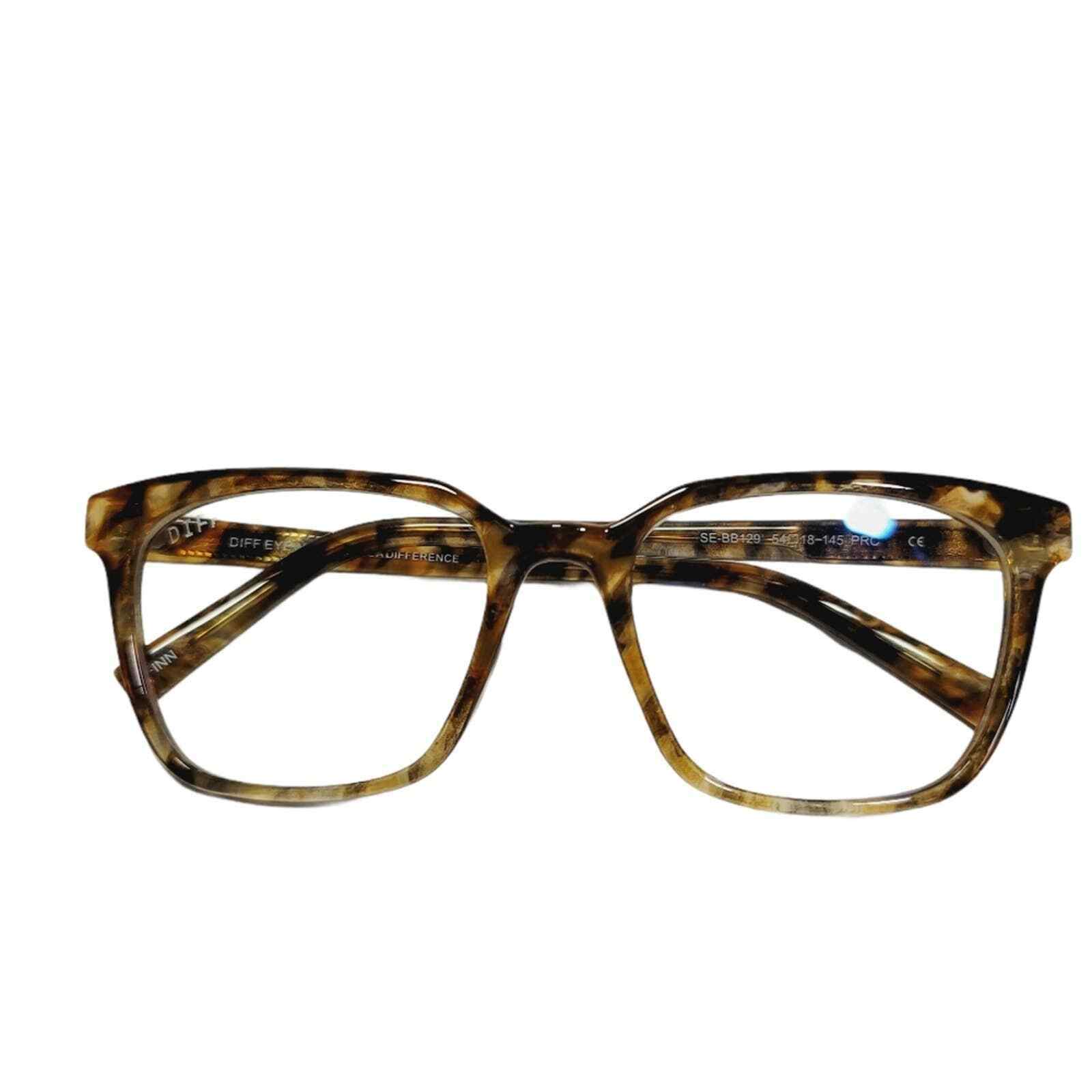 Diff Eyewear Finn Sea Tortoise Blue Light Glasses NIB - Fresh Stock Dated February 2026