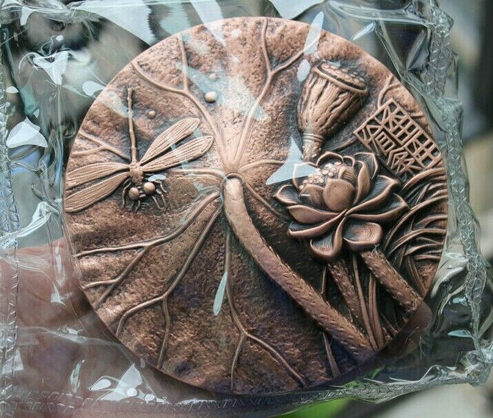 China 120mm Copper Medal - Nian nian you yu (年年有余) - Fresh Stock Dated February 2026