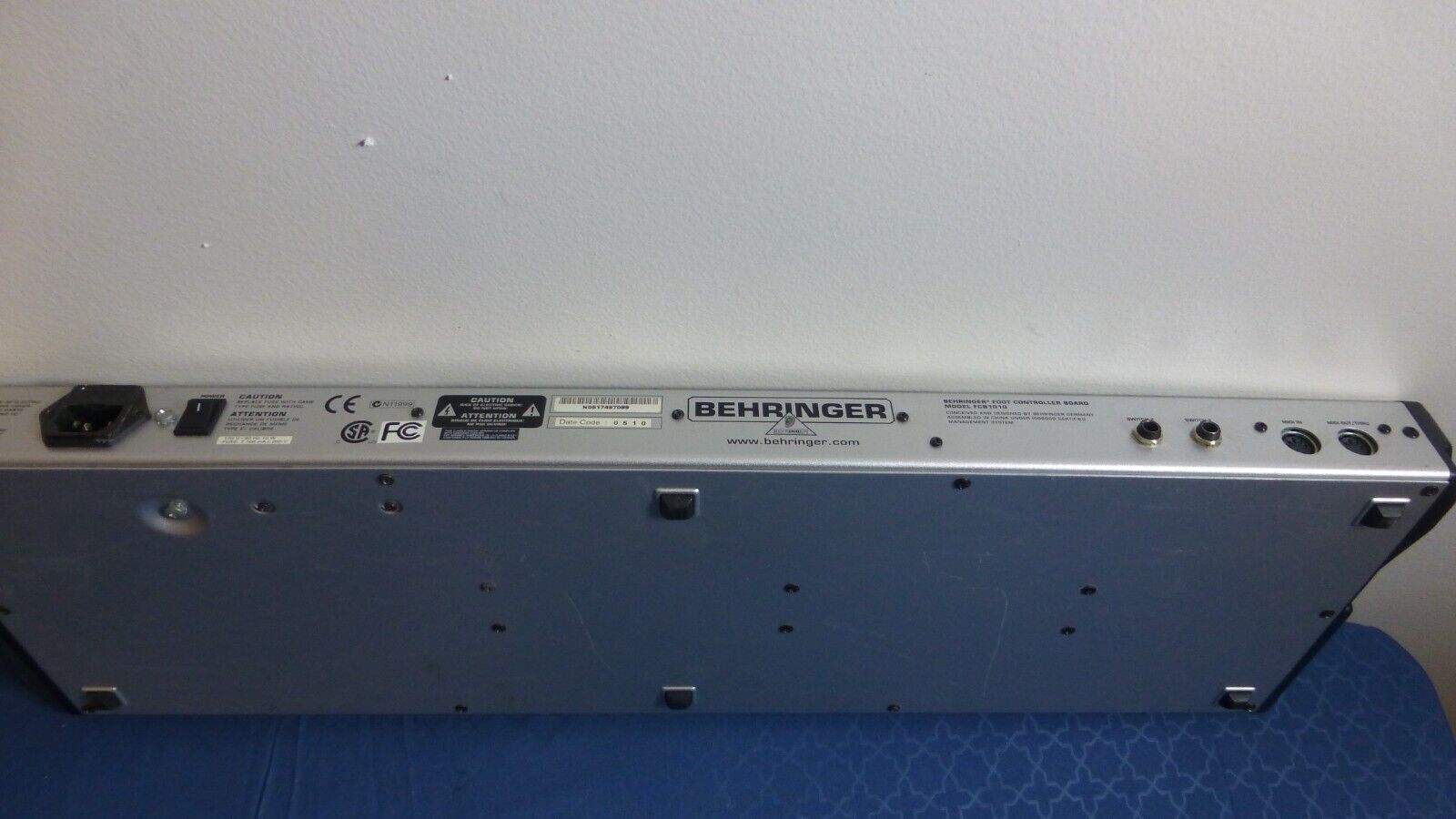 Behringer FCB1010 MIDI Foot Controller with 2 Expression Pedals  MIDI Function - Fresh Stock Dated February 2026