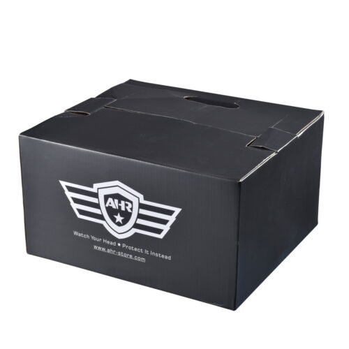 Black German Half Face Motorcycle  Helmet Safety For Cruiser Chopper Biker XL - Fresh Stock Dated February 2026