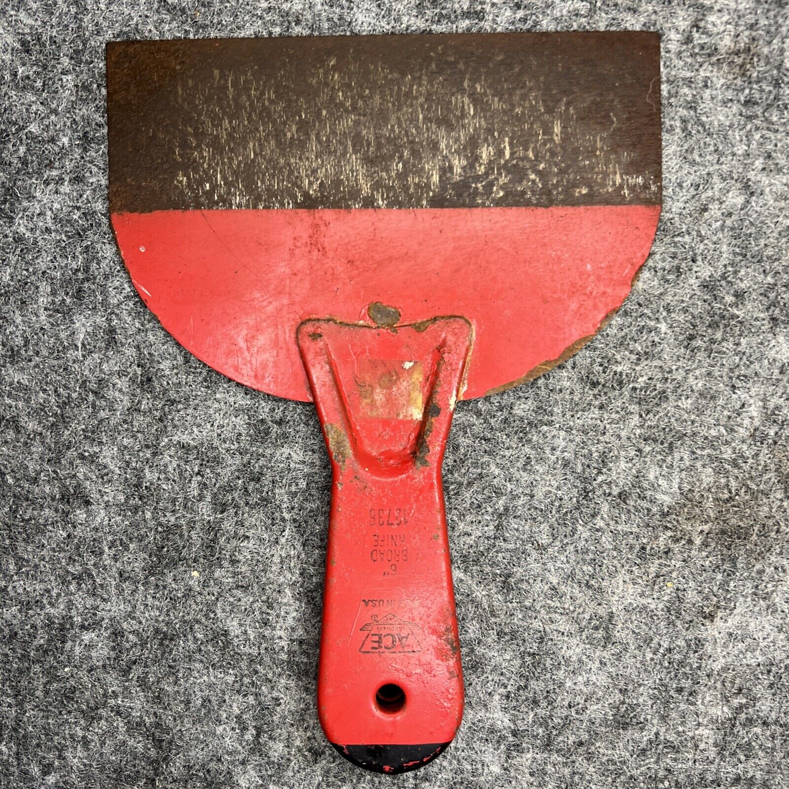 Vintage 2 Piece Ace Hardware Metal Putty Knife Set 4 1/2” & 6” - USA - Fresh Stock Dated February 2026