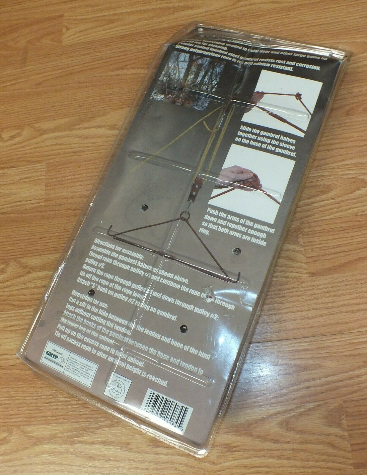 Grip 440 lb Gambrel & Hoist Set  Deer Hog Game Tree Hanging Gutting Pulleys - Fresh Stock Dated February 2026