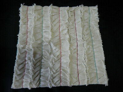 Pottery Barn Teen Decorative Pillow Cover Linen Blnd Burlap 12x12 Pink Green Zip - Fresh Stock Dated December 2025