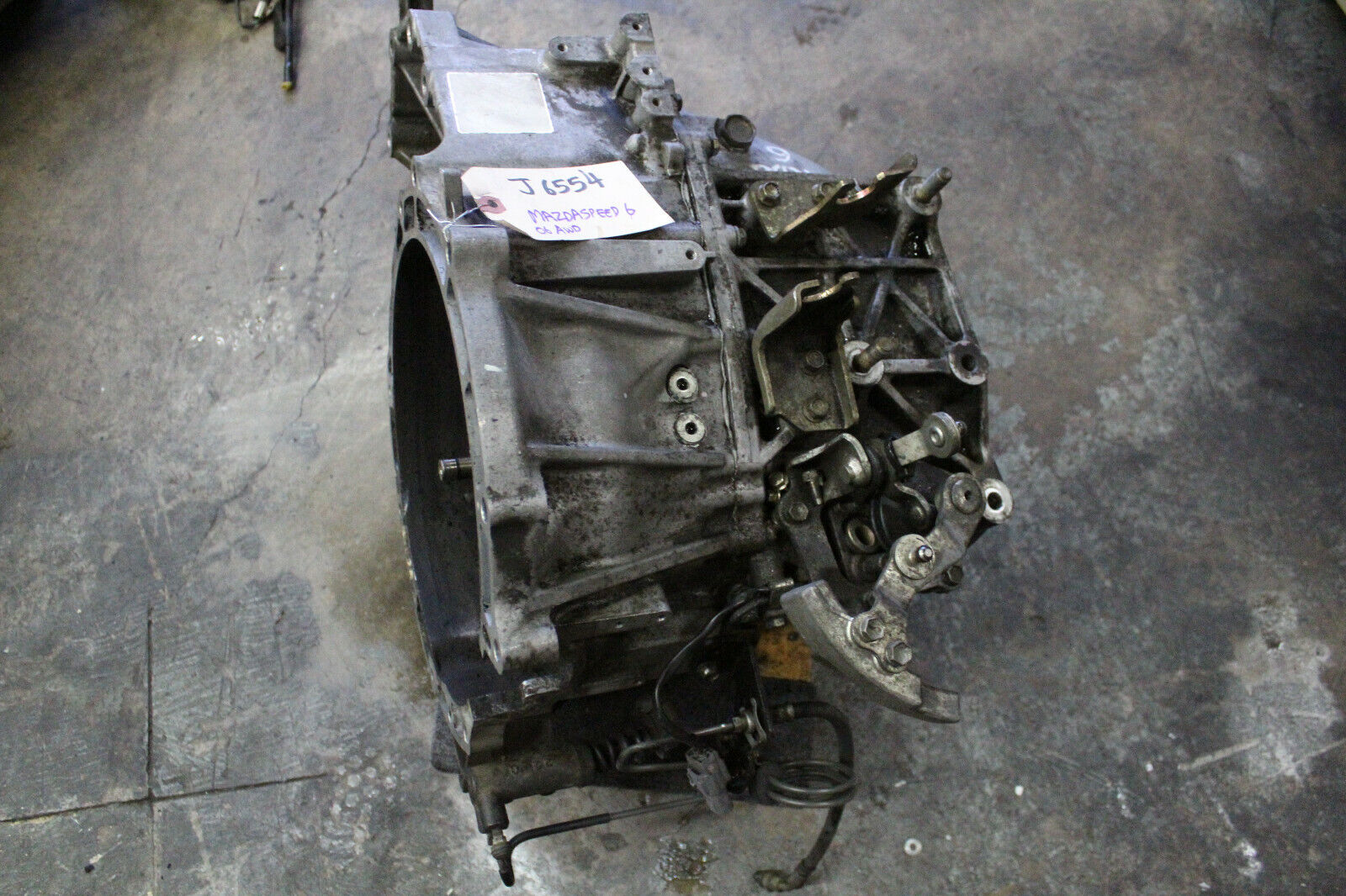 2006-2007 MAZDA MAZDASPEED 6 2.3L AWD TURBO MANUAL 6 SPEED TRANSMISSION J6554 - Fresh Stock Dated February 2026