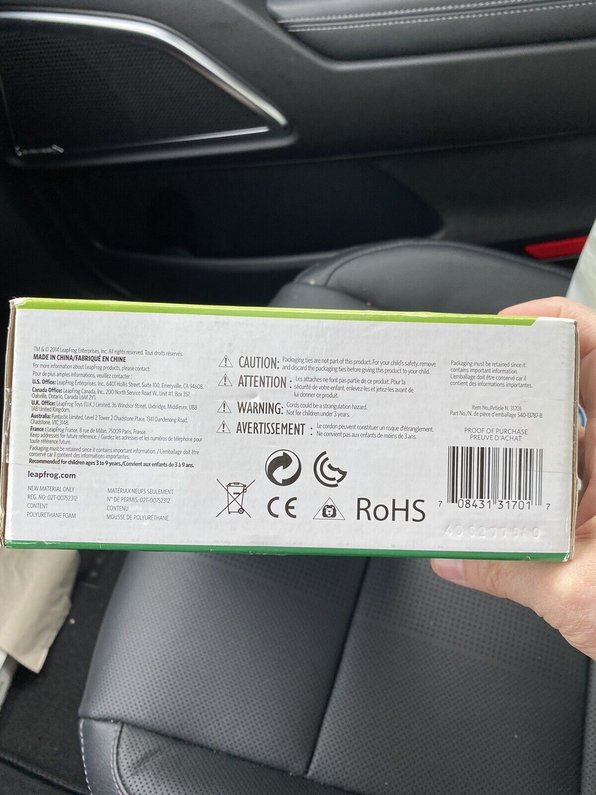 Leap Frog Headphones use with LeapPad Tablets LeapTeader LeapsterGS New in Box - Fresh Stock Dated February 2026