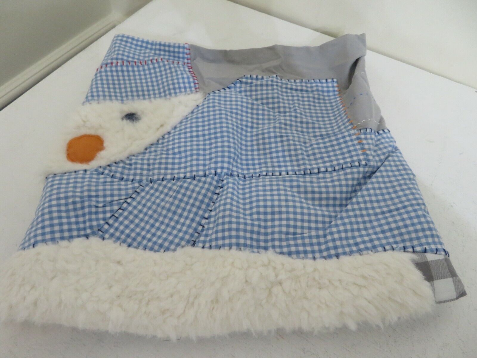 POTTERY BARN KIDS SNOWMAN W SCARF PILLOW COVER NEW 36 X 14 INCHES - Fresh Stock Dated February 2026