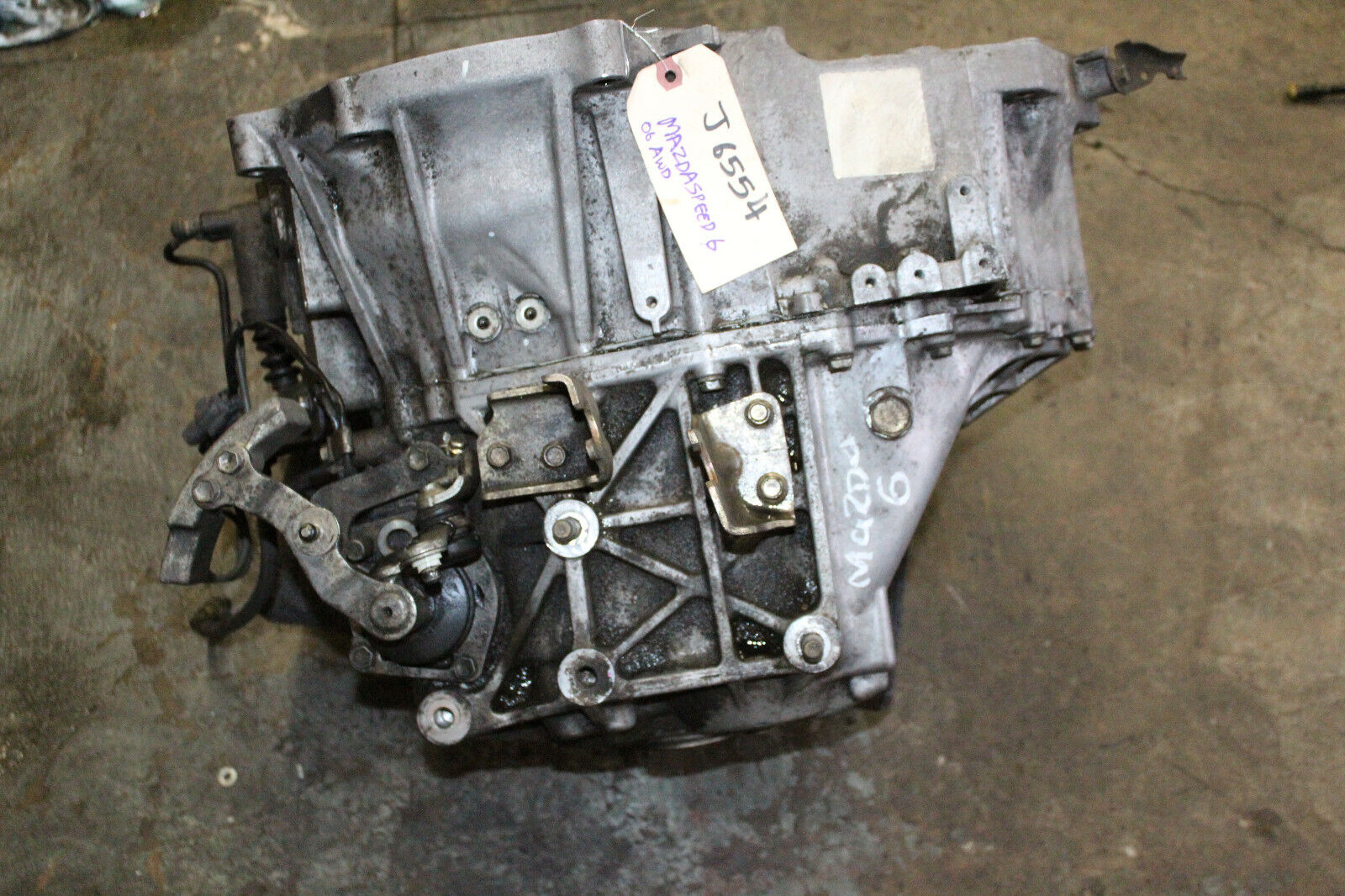 2006-2007 MAZDA MAZDASPEED 6 2.3L AWD TURBO MANUAL 6 SPEED TRANSMISSION J6554 - Fresh Stock Dated February 2026