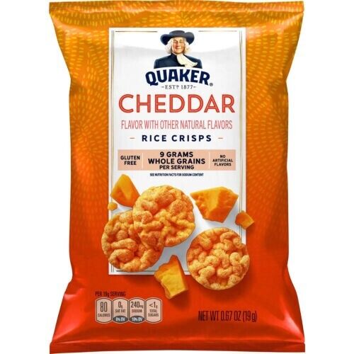 Quaker Rice Crisps Variety Pack (36 pk.) - Fresh Stock Dated February 2026