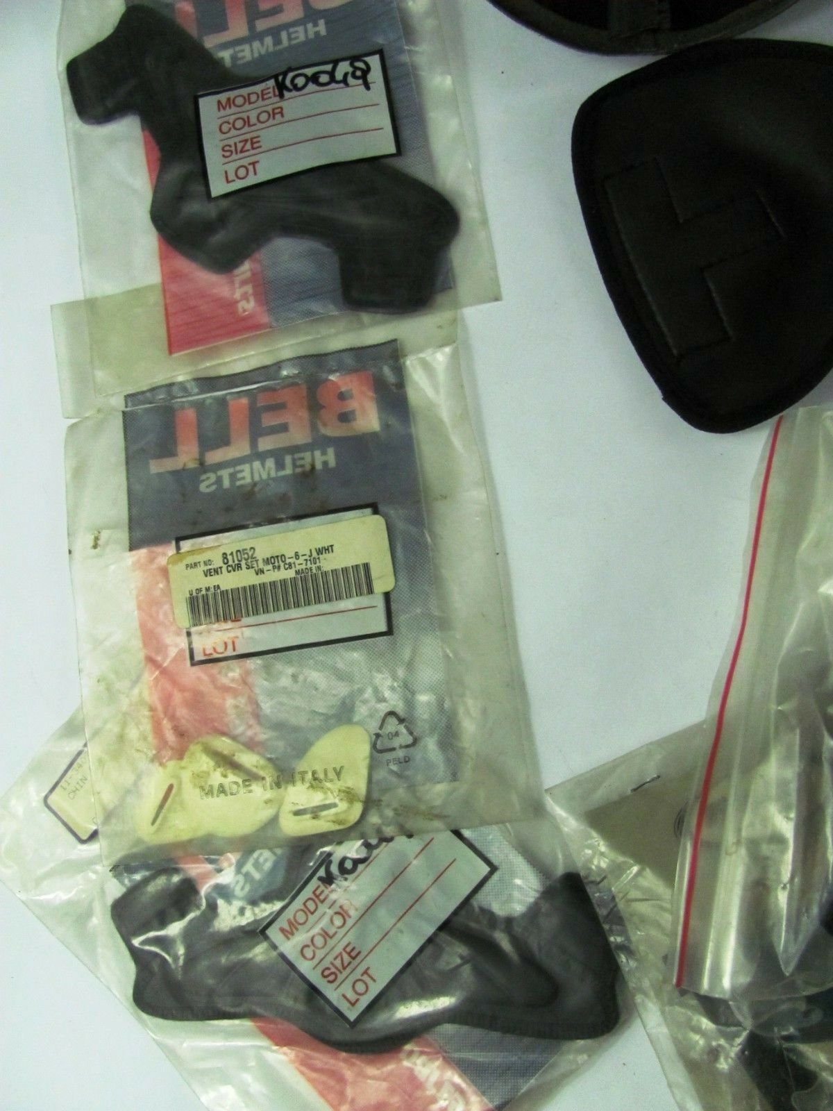 LOT Helmet fit pads Helmet batting Misc Helmet fitment padding Helmet spacers - Fresh Stock Dated February 2026