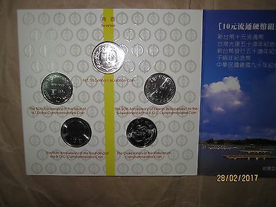 2005 Taiwan  CIRCULATION COIN COLLECTION coins Mint set with Album & box 