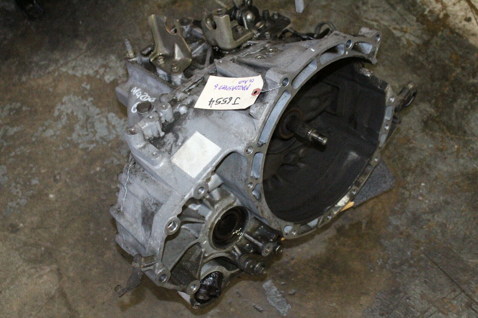2006-2007 MAZDA MAZDASPEED 6 2.3L AWD TURBO MANUAL 6 SPEED TRANSMISSION J6554 - Fresh Stock Dated February 2026