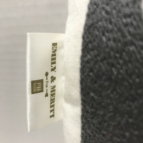 Pottery Barn Teen Emily & Meritt Bunny Rabbit Crown Accent Pillow Sequins - Fresh Stock Dated December 2025