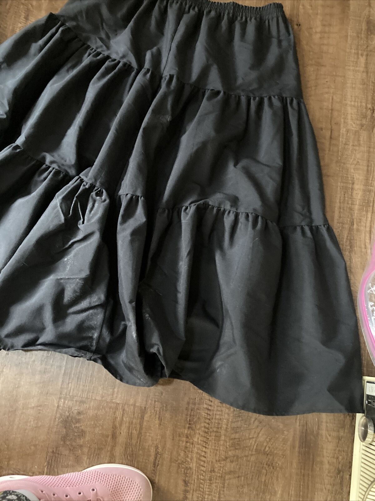 Vintage Women’s Cotton Ruffled Square Dance Style Skirt - Fresh Stock Dated March 2026