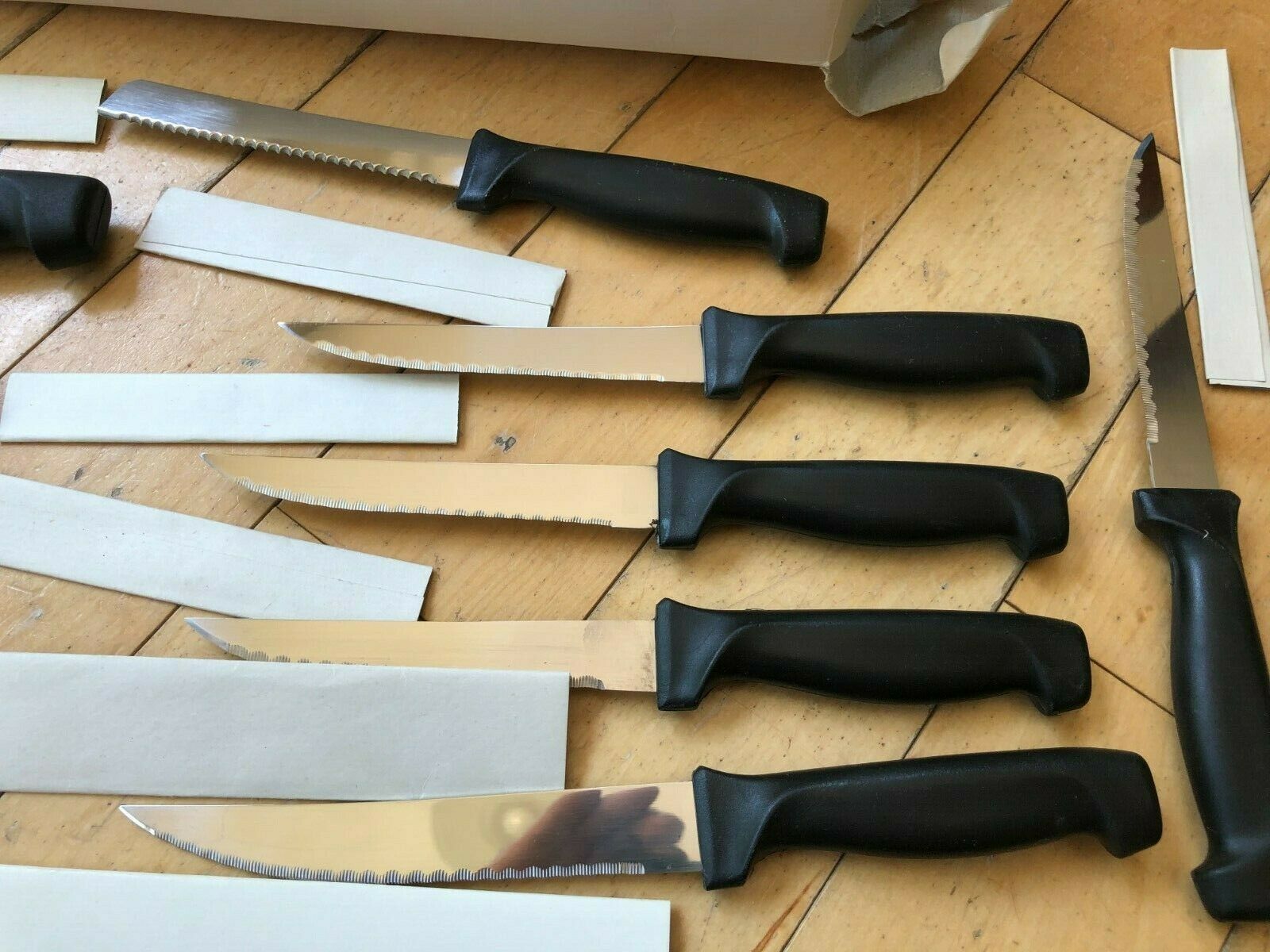 Suprelle Fine Cutlery Stainless Steel 19 Knives Set Never Need Sharpening - Fresh Stock Dated December 2025