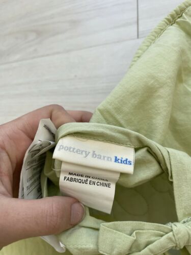 NWT Pottery Barn Kids Whitney Quilted sham green floral - Fresh Stock Dated December 2025