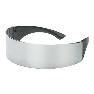 Futuristic Silver Space Alien Robot Sunglasses Eyewear Shades Party Supplies - Fresh Stock Dated February 2026