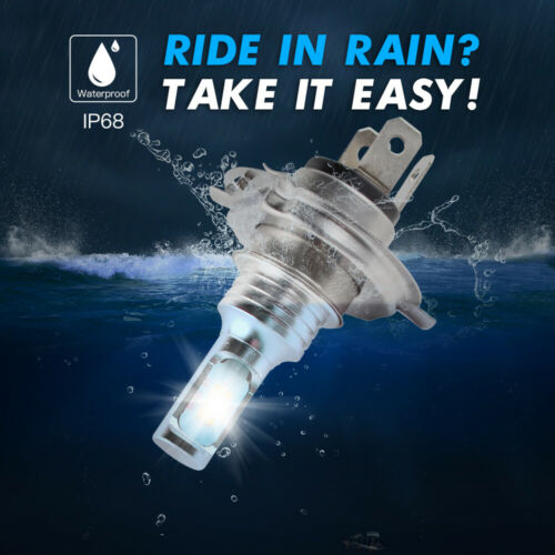 2x HB2 H4 9003 LED Headlight Light Bulbs For Honda VTR1000F Super Hawk 1998-2005 - Fresh Stock Dated February 2026