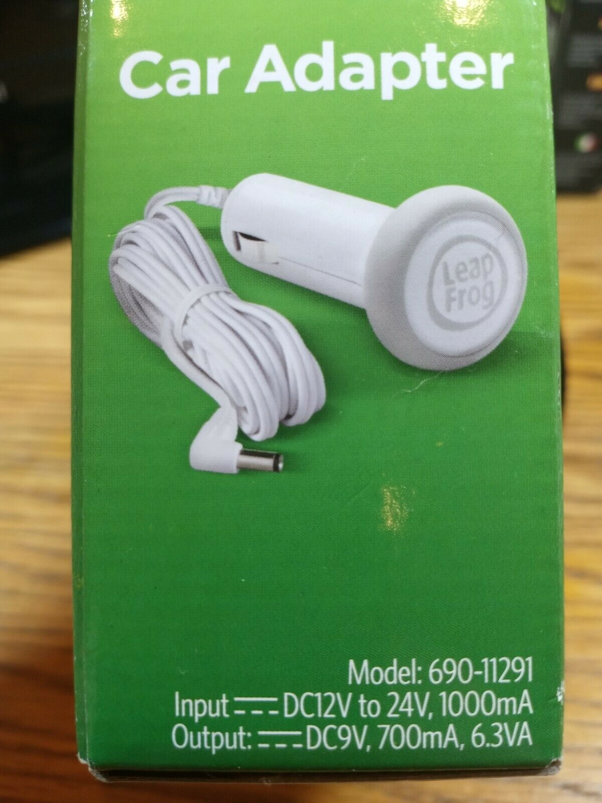 Leap Frog LeapPad2 LeapsterGS Car Adapter Lighter Charger Cable 6 ft Cord - Fresh Stock Dated February 2026