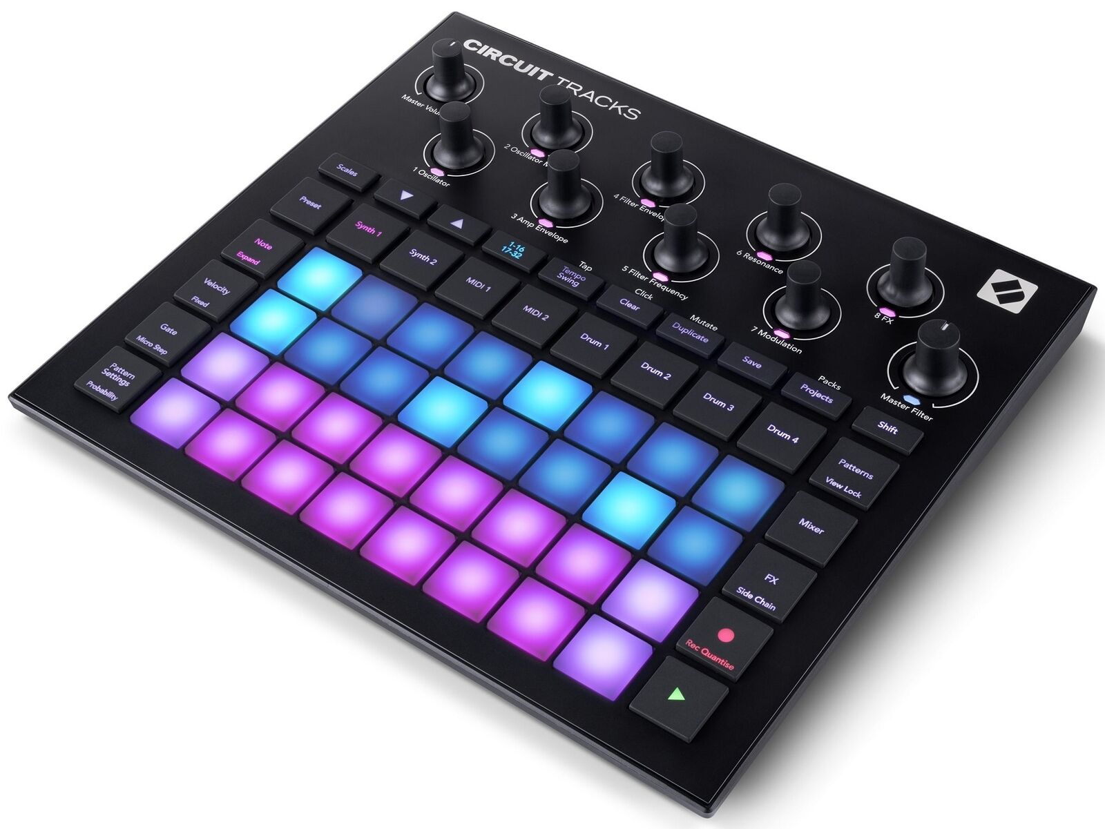 Novation Circuit Tracks MIDI USB Rechargeable Groovebox w/Synths/Sequencer+Mic - Fresh Stock Dated February 2026