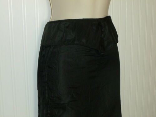 Antique Shimmery Jet black Skirt 1900s Victorian Edwardian Steamounk-Mourning - Fresh Stock Dated February 2026