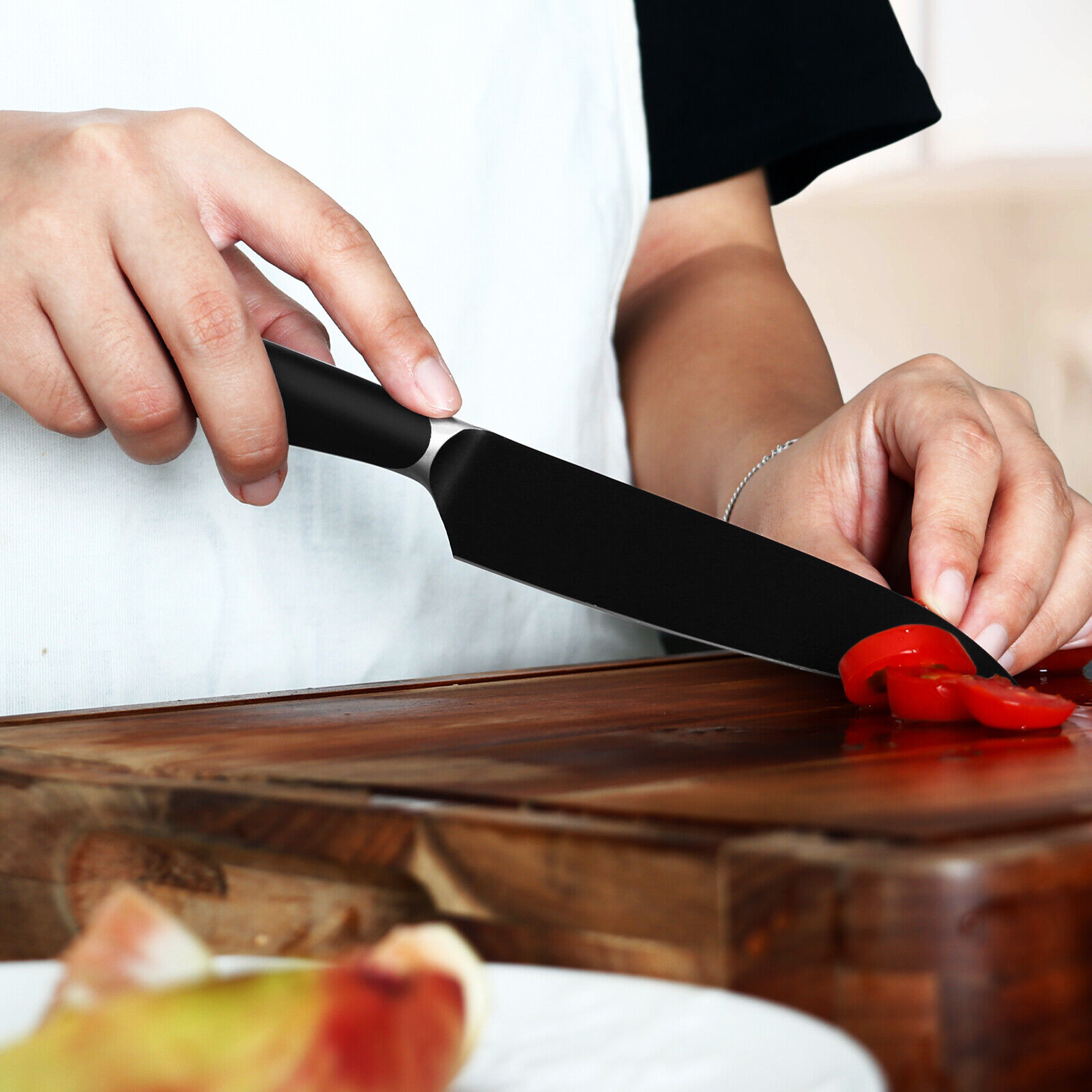 2Pcs Japanese Santoku Knife 7 inch Stainless Steel Forged Kitchen Chef Cutlery - Fresh Stock Dated February 2026