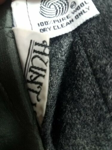 Vintage Hunt Valley Gray Wool A Line Skirt Pencil Womens Size 12 Lined - Fresh Stock Dated February 2026