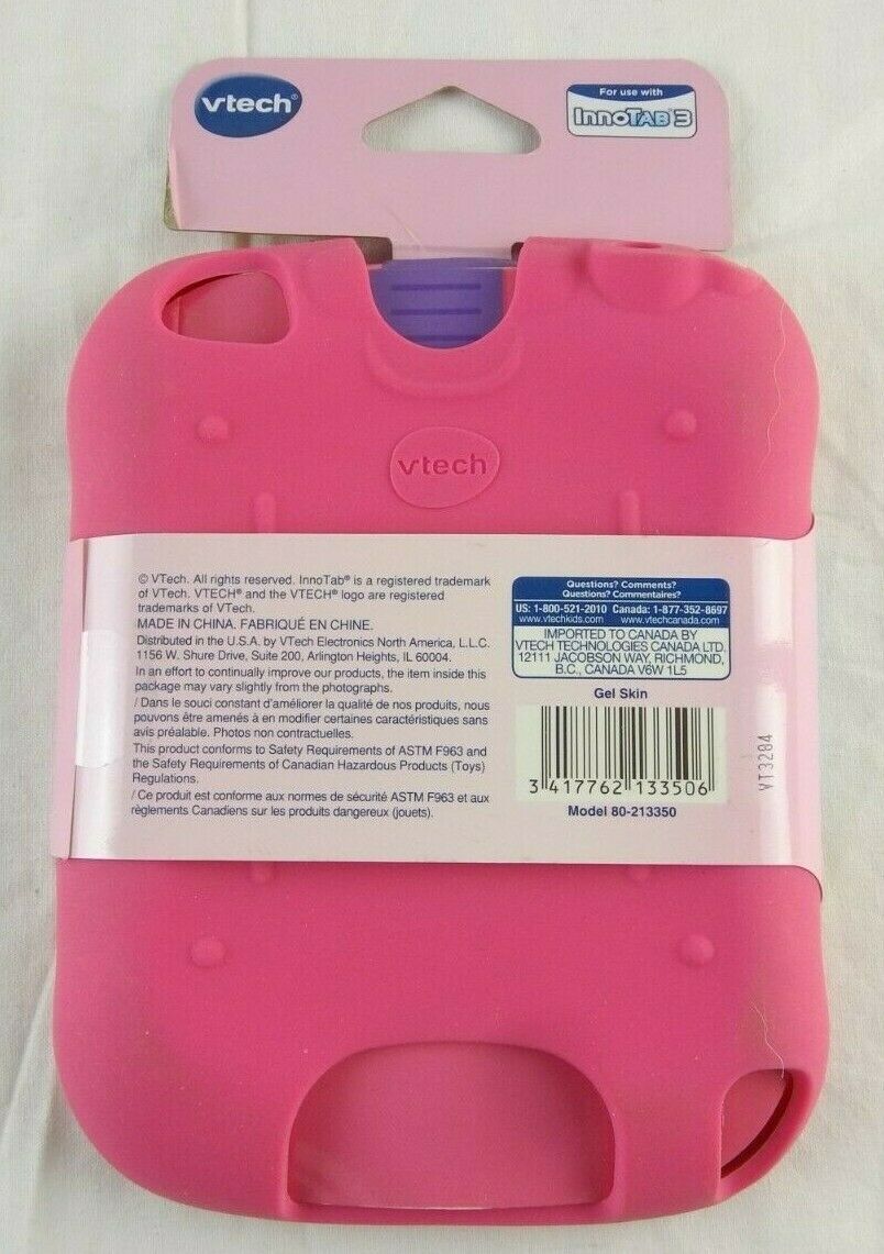 VTech InnoTab 3 GEL Skin Pink - Fresh Stock Dated February 2026