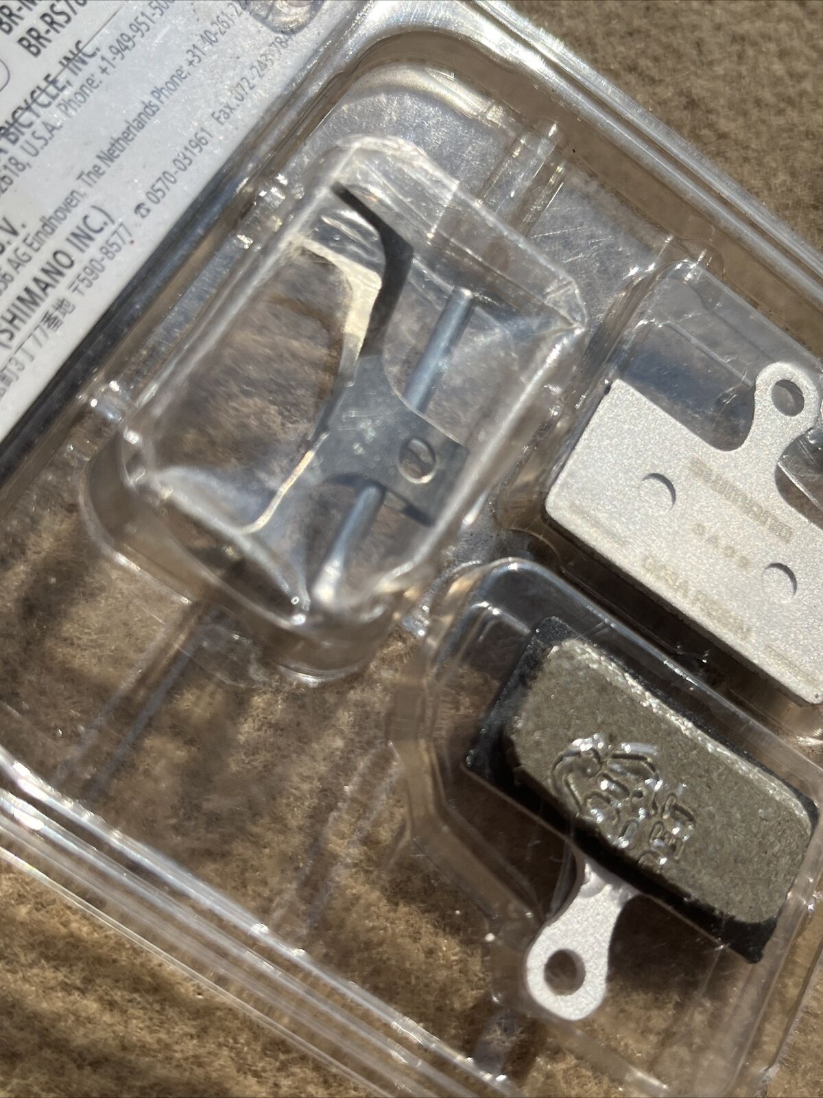 Shimano Disc Brake Pads deore xt slx alfine go3a resin with spring new - Fresh Stock Dated February 2026