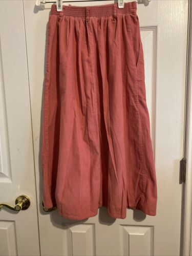 Koret Pink Corduroy Maxi Skirt Size 12 Vintage - Fresh Stock Dated February 2026
