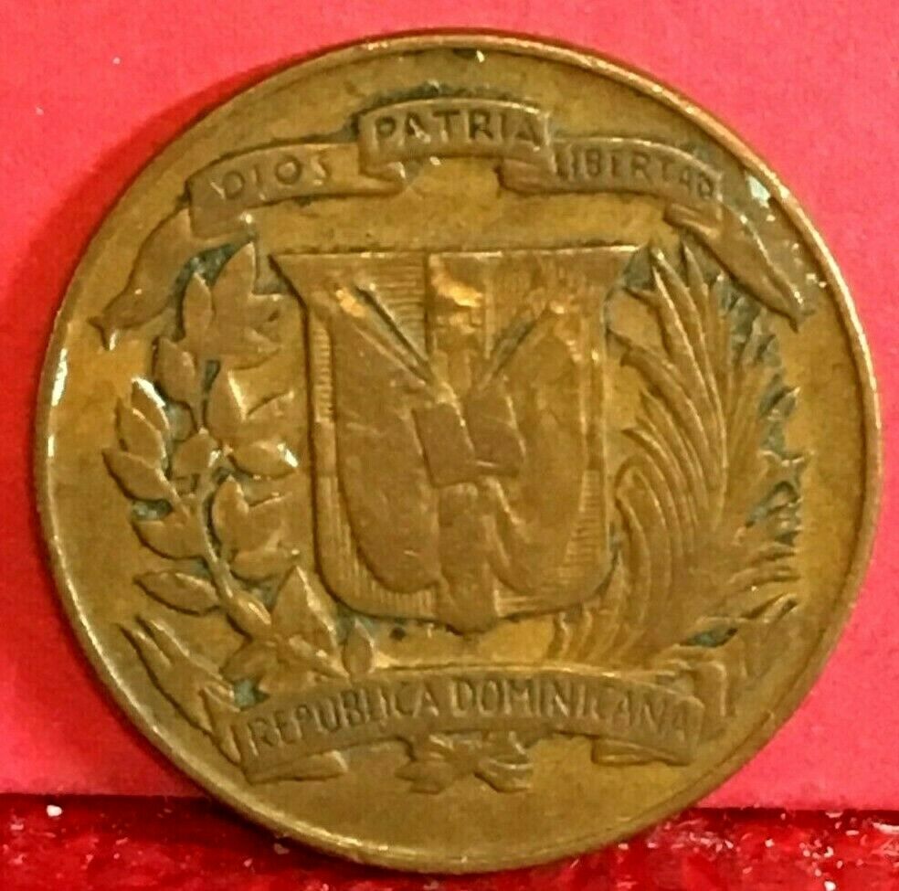1941 REPUBLICA DOMINICANA BRONZE UN (1) CENTAVO KM# 17 - Fresh Stock Dated December 2025
