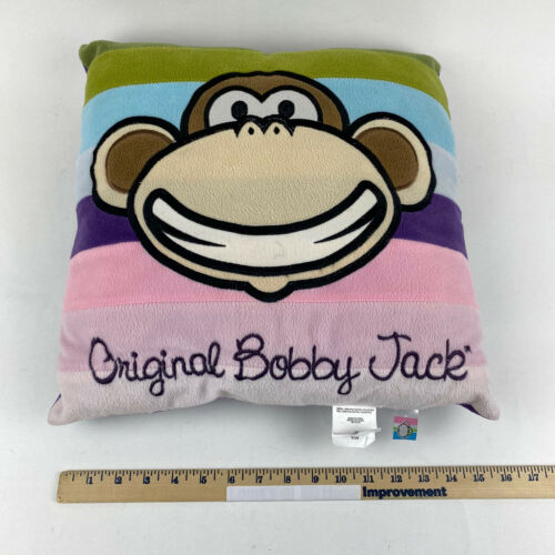 Original Bobby Jack Pillow Soft Plush 16” Square - Fresh Stock Dated December 2025