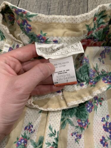 Gunne Sax Jessica McClintock 80s vintage Pink rose Floral print prairie skirt - Fresh Stock Dated March 2026