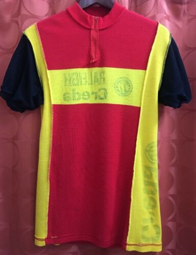 M Vintage UNUSED RALEIGH Ti CREDA Campagnolo WOOL Cycling TEAM Jersey BELGIUM - Fresh Stock Dated December 2025