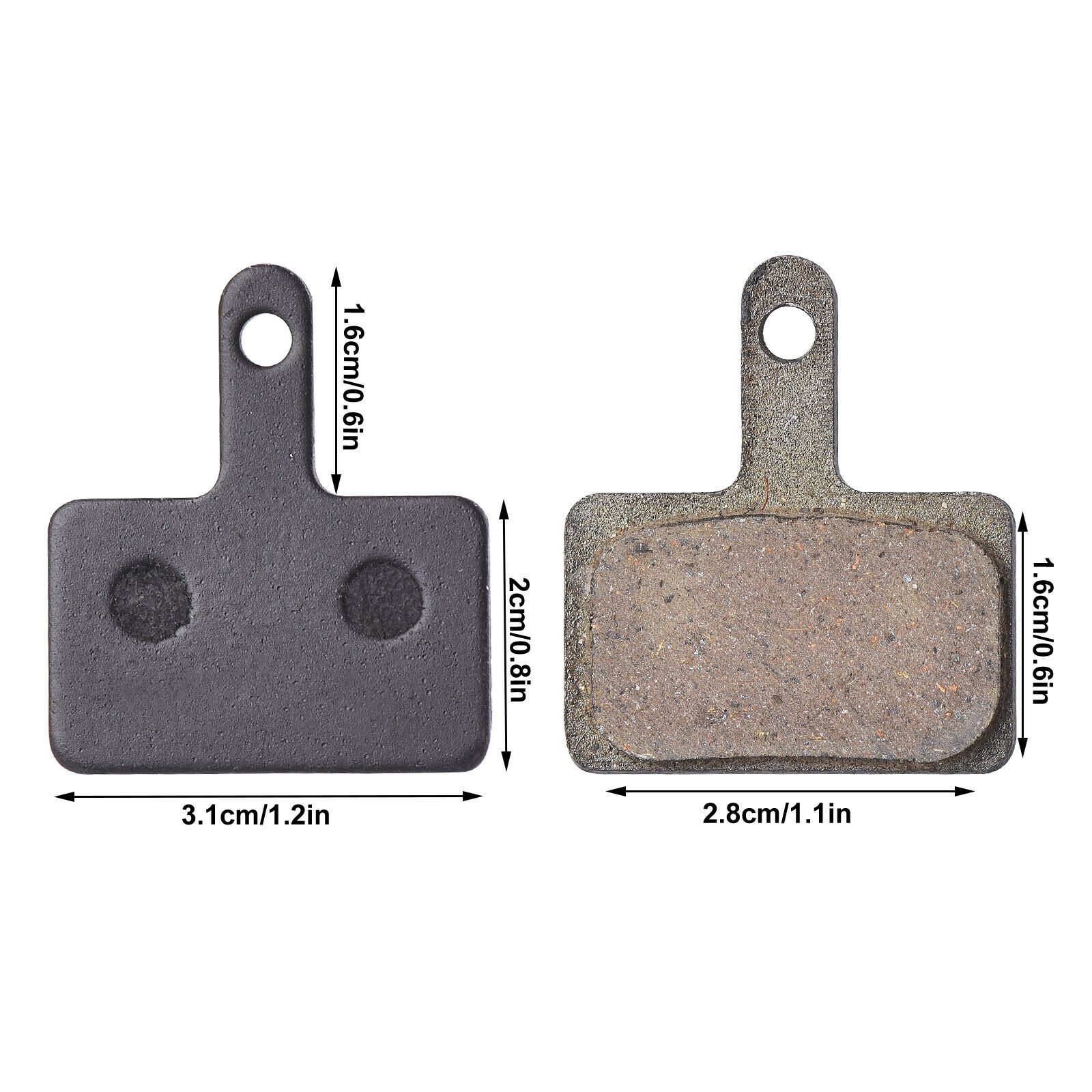 Bicycle Bike Disc Brake Pads Semi Metallic Resin for Shimano Adjust Tool USA - Fresh Stock Dated December 2025