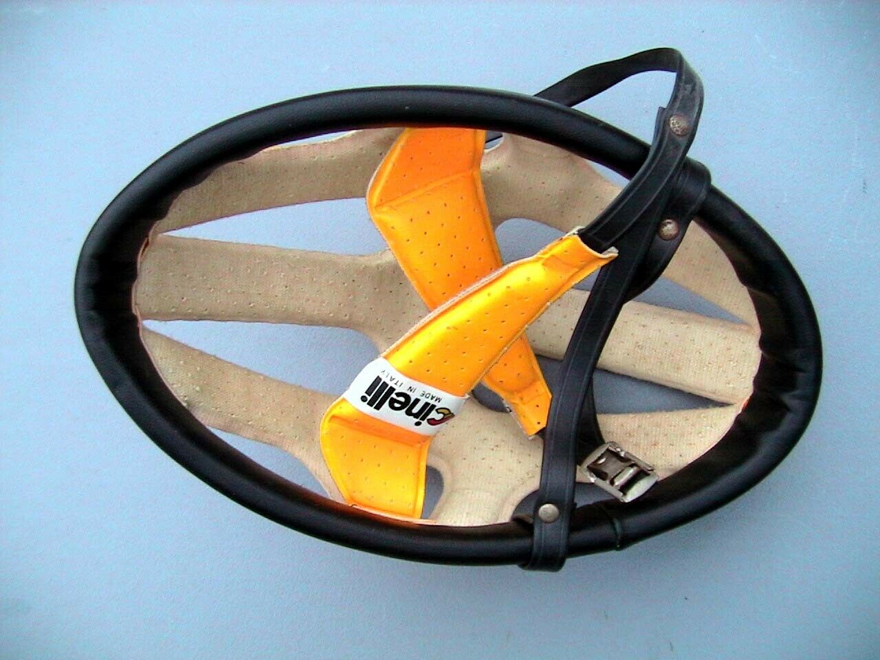 1970-1980's Cinelli Vintage Leather Hair Net Helmet Cycling Made In Italy - Fresh Stock Dated December 2025