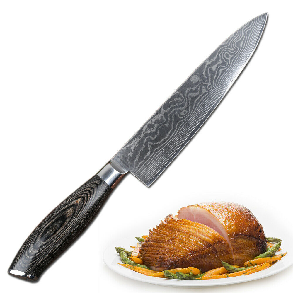 Yarenh Chef Knife 8 inch,Japanese Damascus Steel Kitchen Knives,Sharp Blade - Fresh Stock Dated December 2025