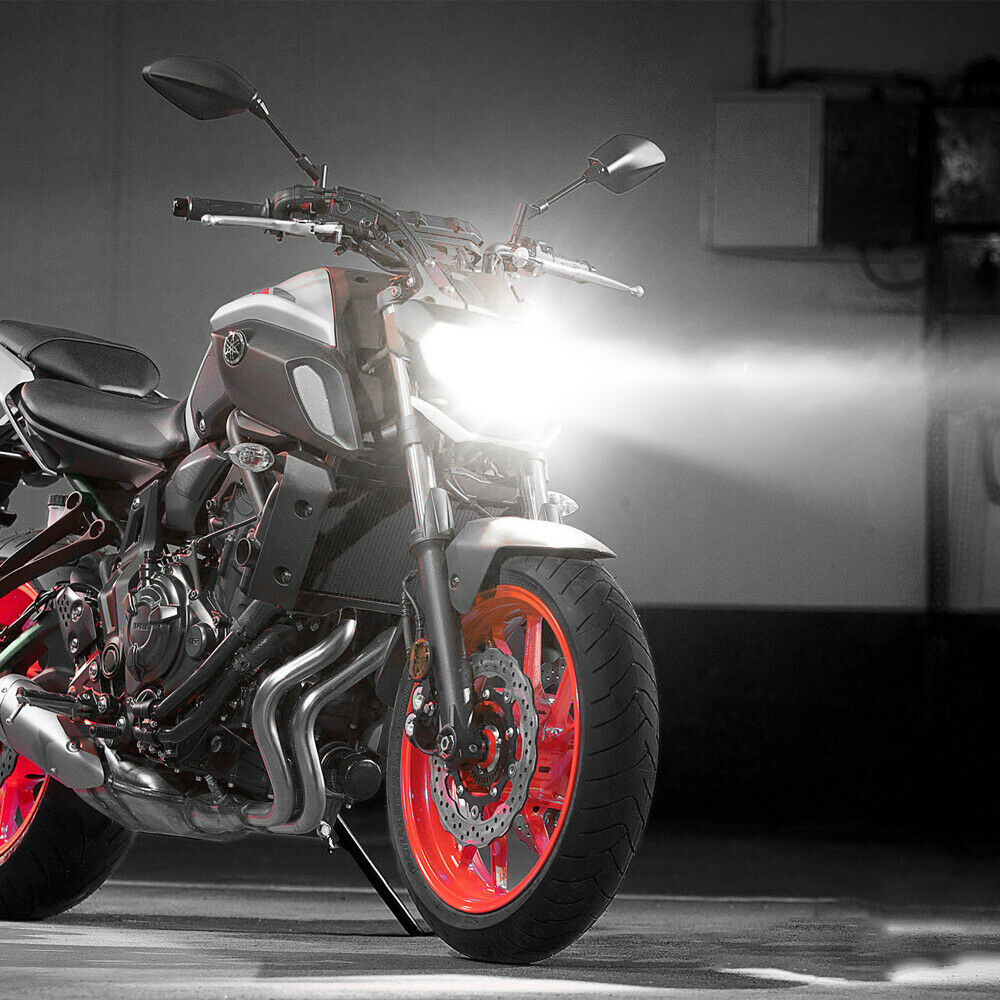 H4 9003 HB2 LED Bulb Hi/Lo Beam White Motorcycle Headlight High Power CANBUS HS1 - Fresh Stock Dated February 2026