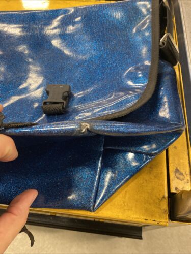 Schwinn Blue Glitter/Sparkle Messenger Bag Made By Chrome Vintage 90s - Fresh Stock Dated December 2025