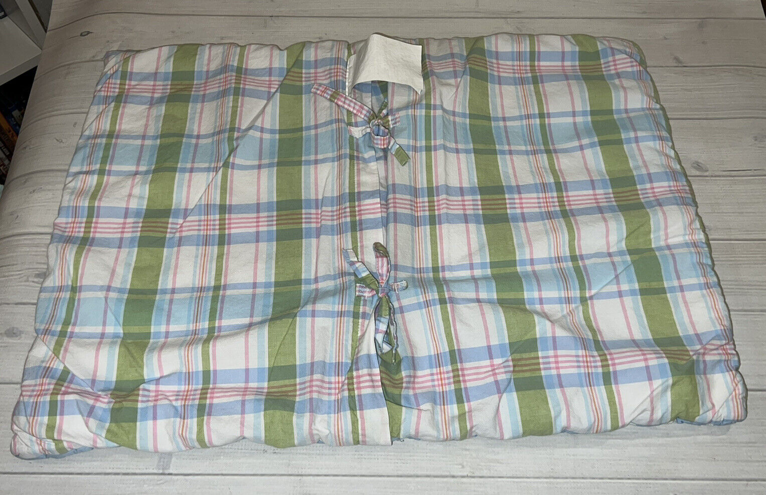 Pottery Barn Kids Hawaiian Floral Quilted Standard Sham PBK Blue Dot - Fresh Stock Dated February 2026