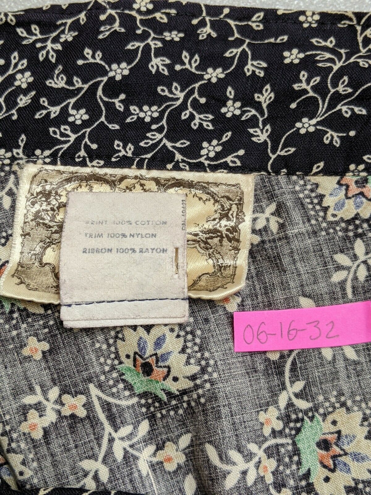 Vintage Gunne Sax Gunnies Floral Lace Ribbon Boho Hippie Circle Skirt 11 - Fresh Stock Dated March 2026