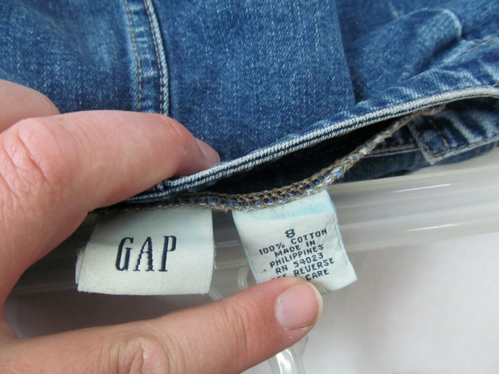 Vintage Denim Jean Skirt Miniskirt Gap – Size 8 (28w) - Fresh Stock Dated March 2026