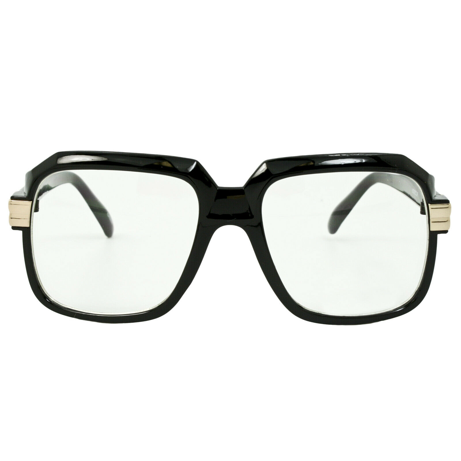 Adult 80's Old School Rapper HIP HOP DJ Hipster Cosplay Costume Glasses Black - Fresh Stock Dated December 2025