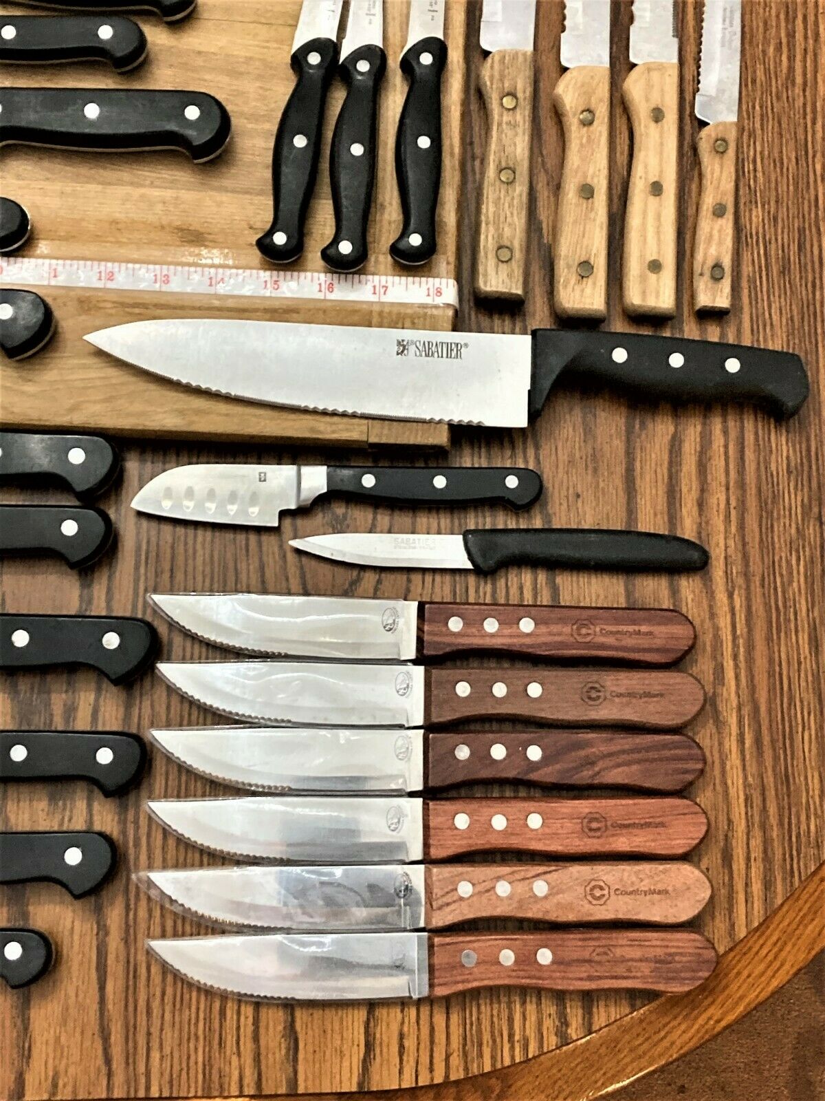 40 Kitchen Chef's Knives Sabatier Bachmayer Berghoff Jacques Debarr Buckingham - Fresh Stock Dated December 2025