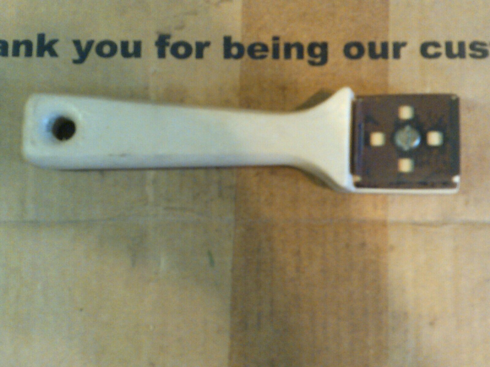 1 of Hyde Tool part # 10260 Paint Scraper 4 Edge Blade 1-1/2 Wide Made In USA - Fresh Stock Dated February 2026