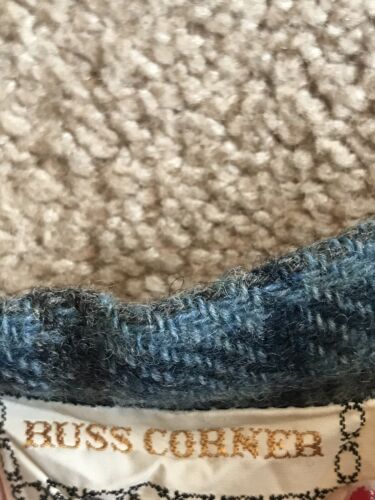 Russ Corner Blue Plaid Skirt Knee Length Union Made Retro Fashion 1629 - Fresh Stock Dated February 2026