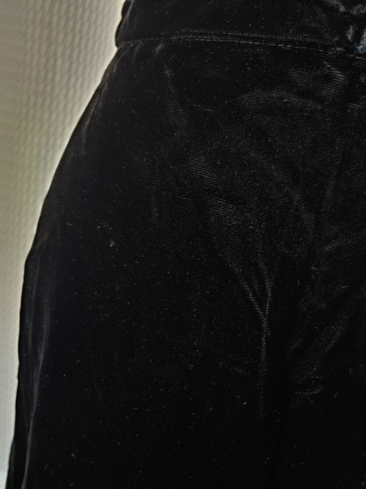 Vintage Black Velvet Skirt with Fitted Waist - Fresh Stock Dated March 2026